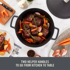 4.5 Qt. Nonstick Cast Iron Braiser