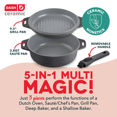 SmartStore™ 5-in-1 Multipurpose Nesting Cookware Set