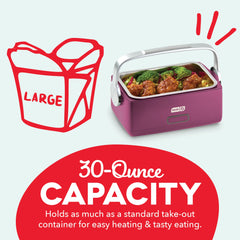 Hot2Go™ Electric Lunchbox (30 Ounce + Utensils)