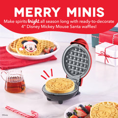 Mickey Mouse Santa Mini Waffle Maker