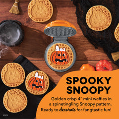 Peanuts® x Dash Snoopy Jack-o-Lantern Mini Waffle Maker  