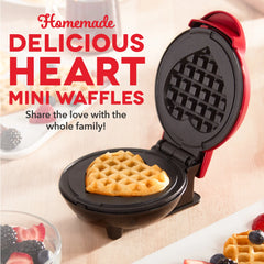 Heart Mini Waffle Maker