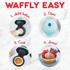 Mini Waffle Bowl Maker