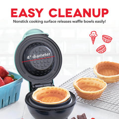 Mini Waffle Bowl Maker